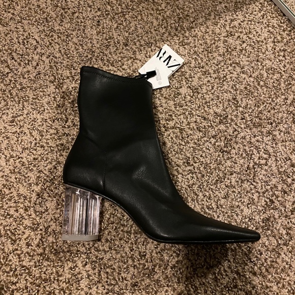 Zara methacrylate heels ankle boots - Picture 9 of 10